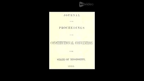 Republicans rewrote the Mississippi Constitution to eliminate the Democrats' Slave System