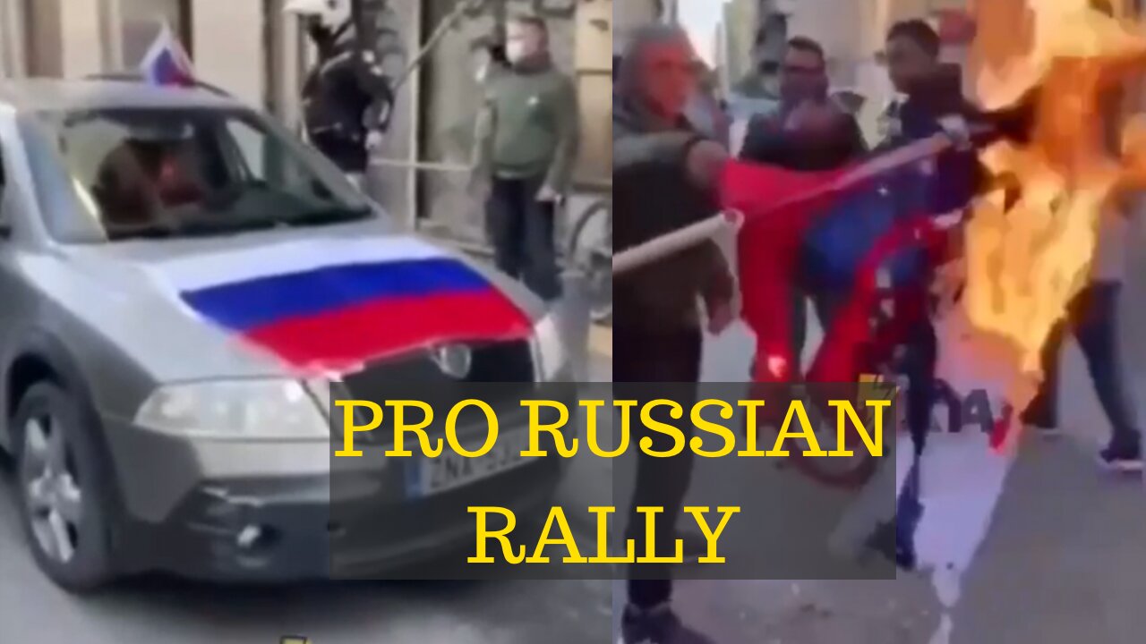 Pro Russian Rally During UKRAINE WAR