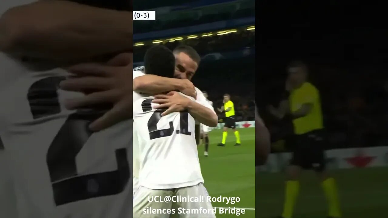 UCL@Clinical! Rodrygo silences Stamford Bridge #shorts #ucl