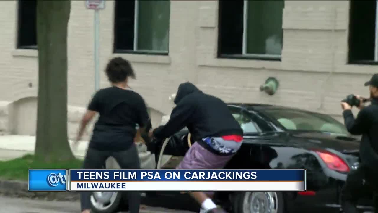 Teens film carjacking campaign