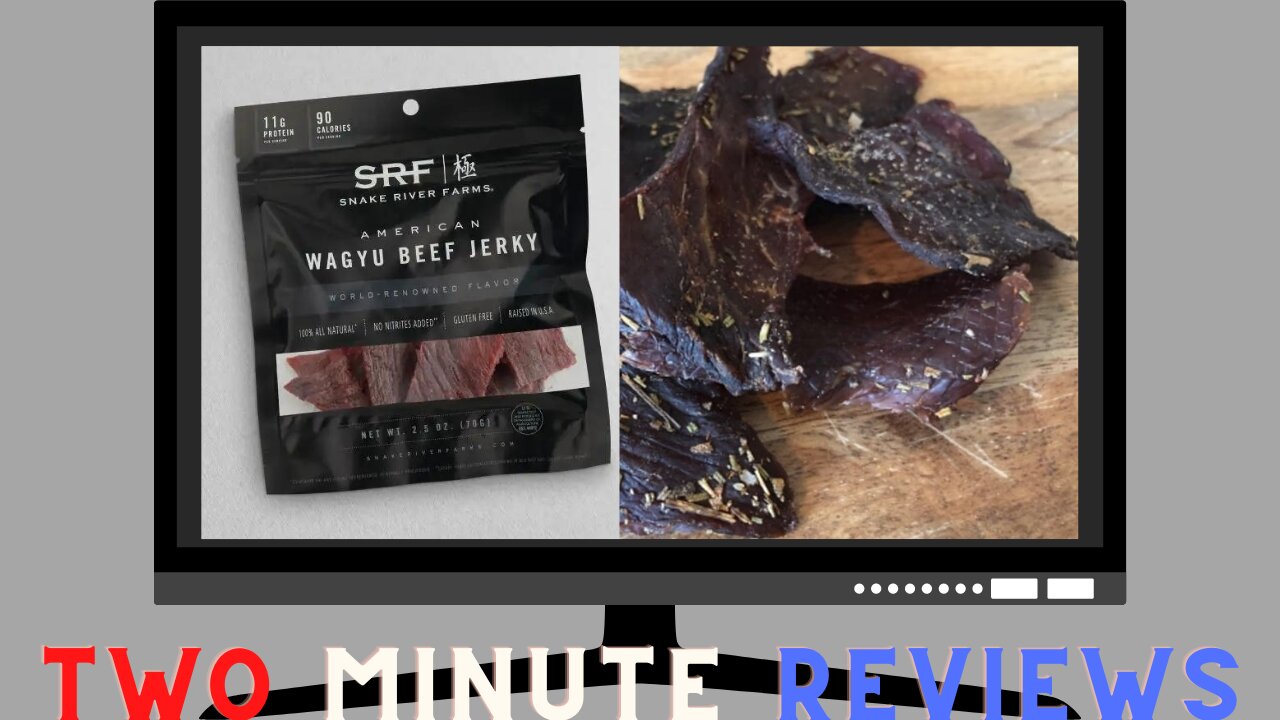 Two minute reviews: Snake river farms wagyu beef jerkey