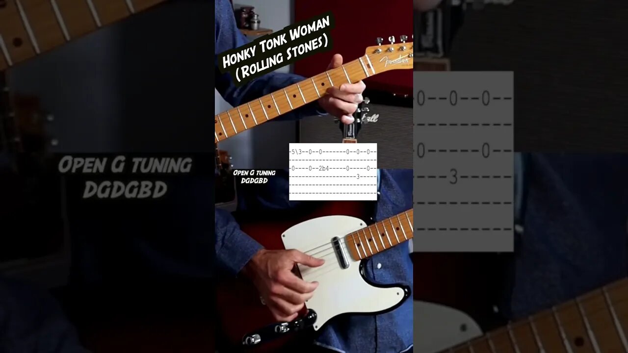 The intro to Honky Tonk woman by The Rolling Stones #shorts