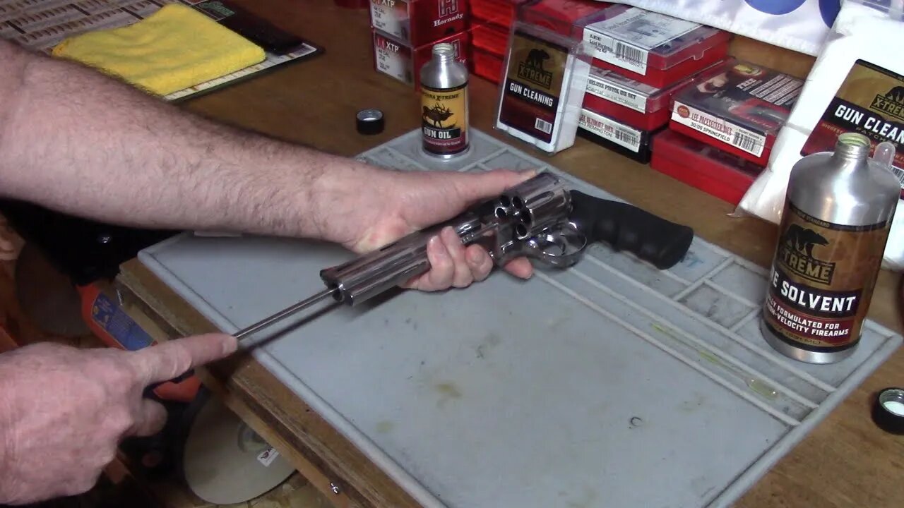 Colt Anaconda, 44 Magnum, 6 Inch barrel, First Cleaning