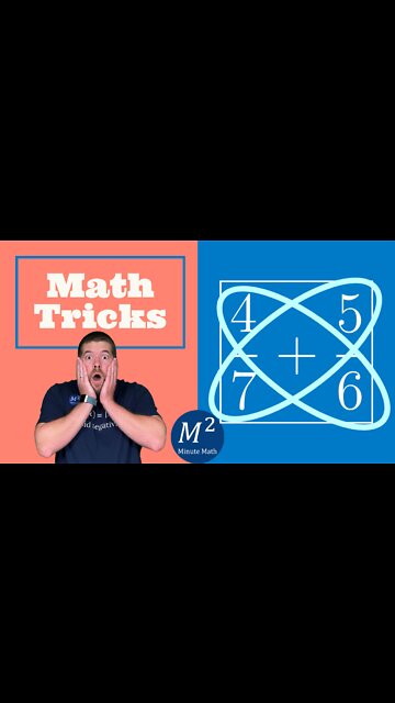 Minute Math Tricks - Part 14 - Adding Fractions! #shorts