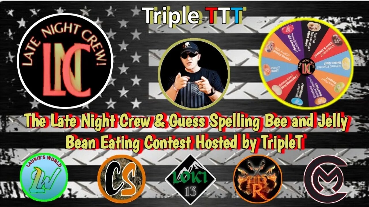 TripleT Hosting The Late Night Crew & Guest Spelling Bee & Jelly Bean Eating Contest