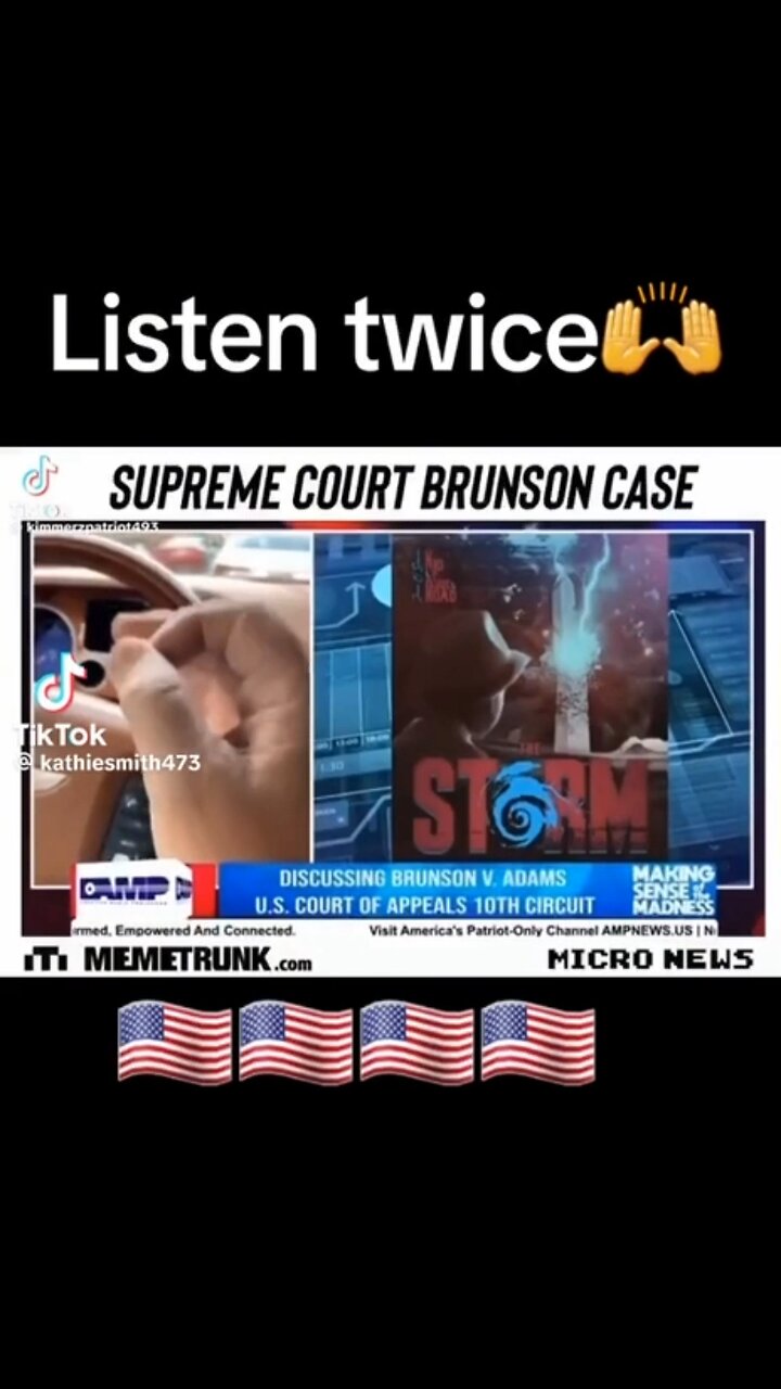 The Brunson case will come back to haunt everyone in Congress, it’s 5D