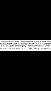 Treason.... Willful negligence allowing enemies across the borders into the United States.