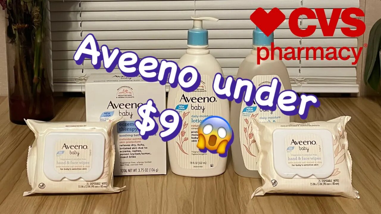 Cheap Aveeno Baby products #couponingwithdee #cvs #aveeno