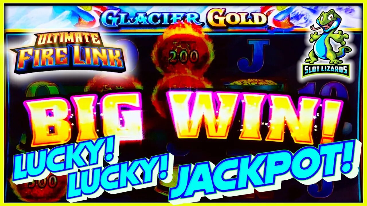 LUCKY LUCKY JACKPOT HANDPAY! Ultimate Fire Link Glacier Gold Slot