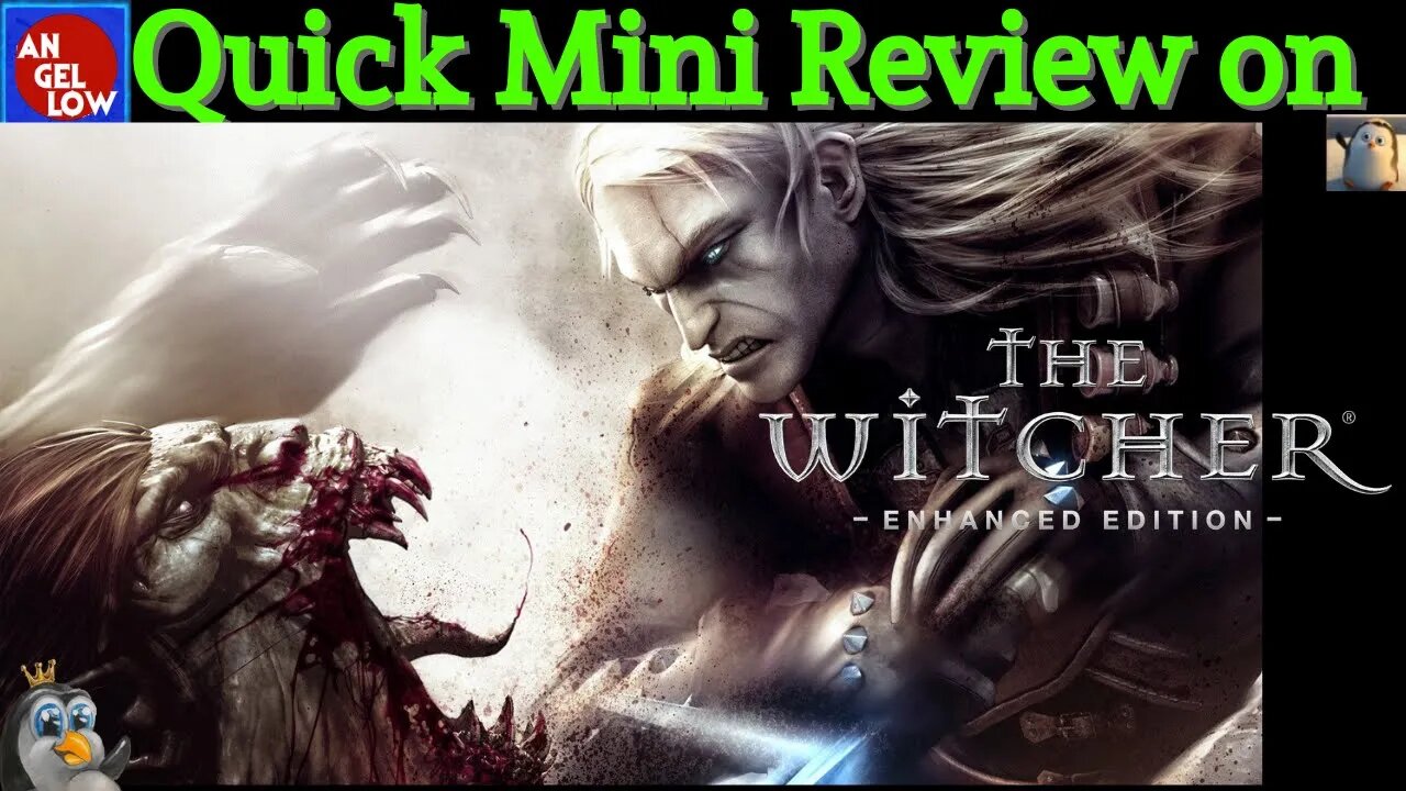 The Witcher 1 Quick Review! Immedate Thoughts after Beating it!