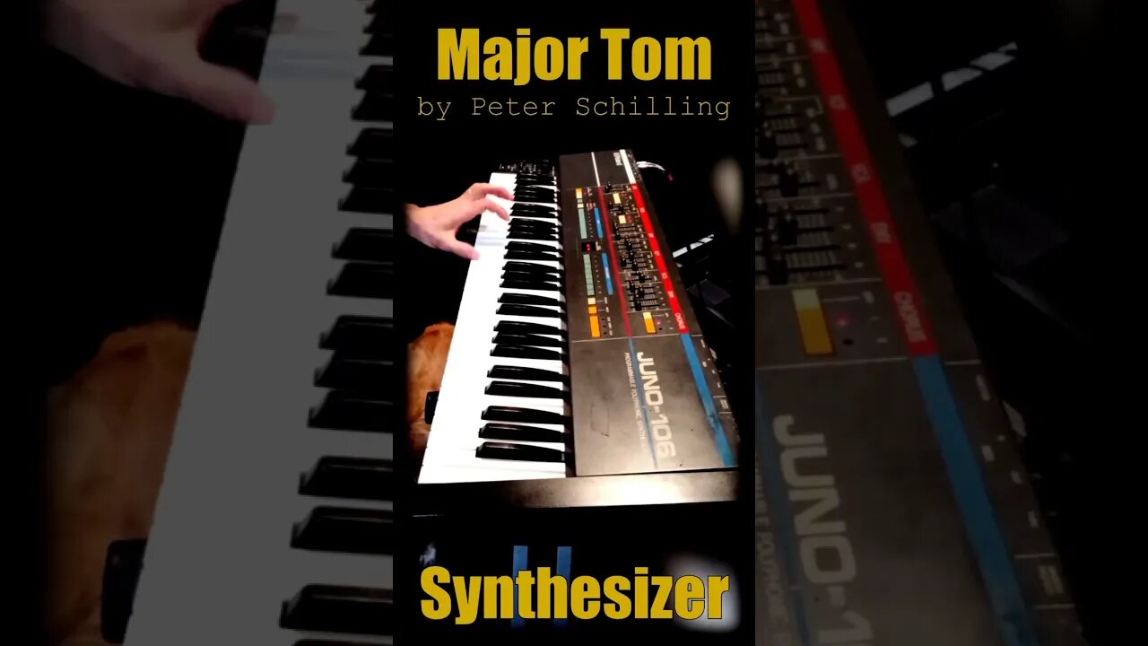 Major Tom by Peter Schilling - Synthesizer #music #synthesizer #juno106 #majortom #peterschilling