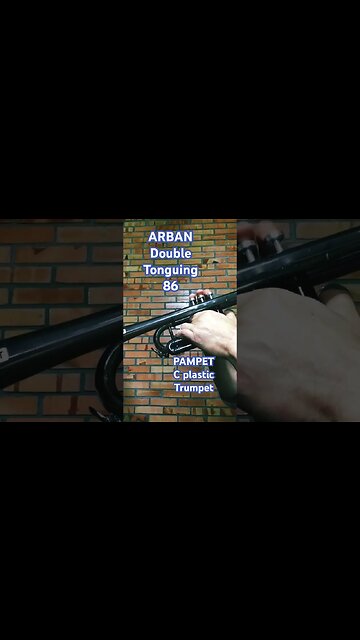 Arban double tonguing 86 - 124 BPM #trumpet #trumpetersstuff #trompete #arban #method #studies
