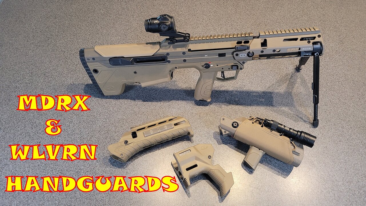 Desert Tech MDRX and WLVRN Handguards