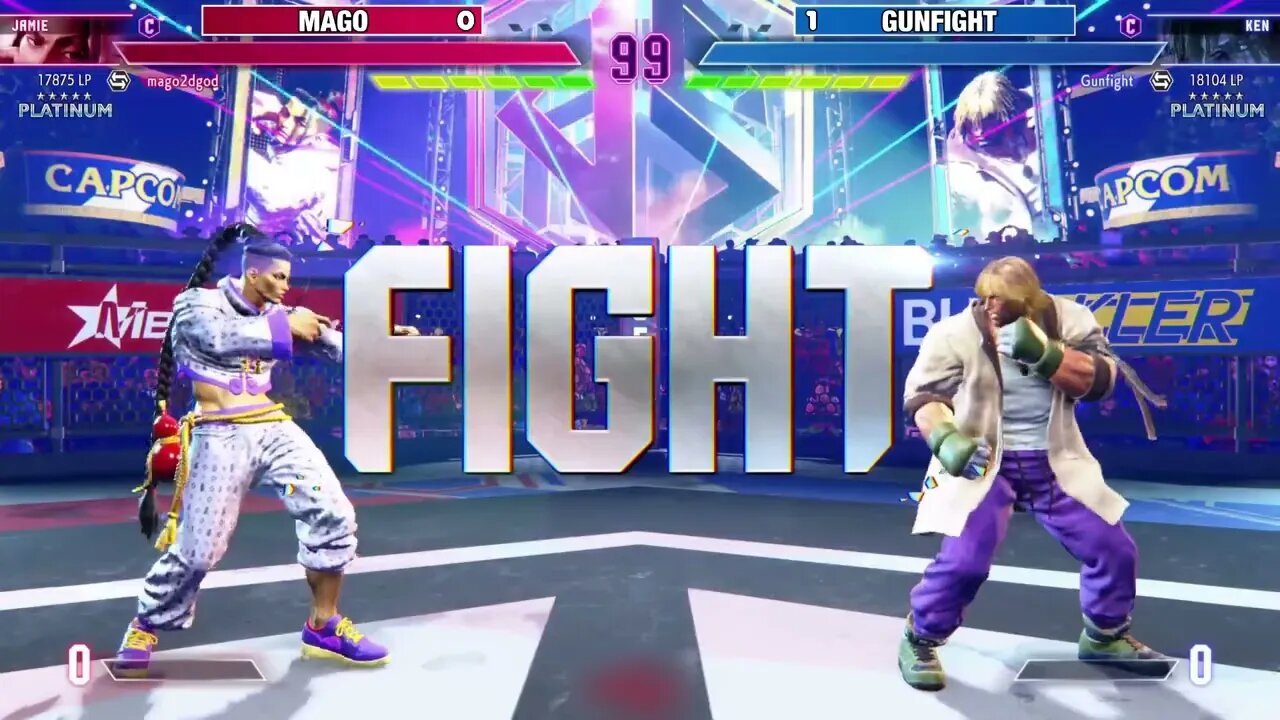 [SF6] Gunfight (Ken) vs Mago (Jamie) - Street Fighter 6