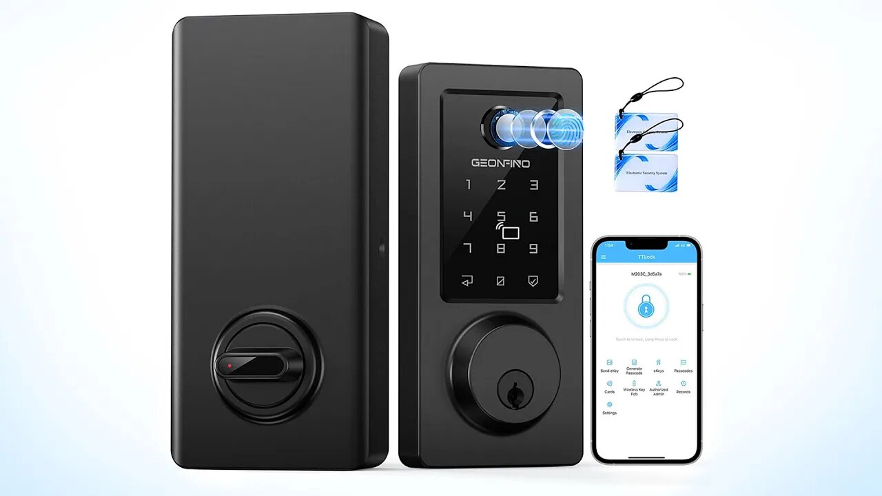 New Smart Door Lock: Easy, Secure Fingerprint Keyless Entry