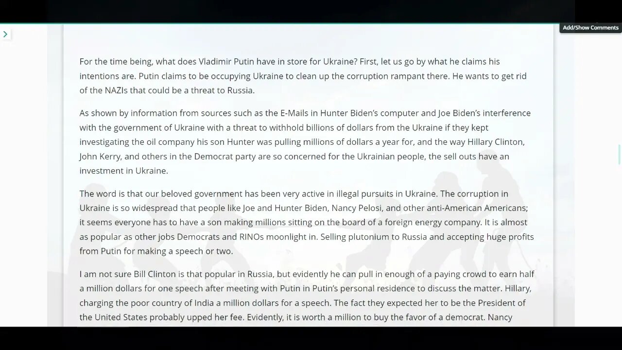 RUSSIA'S short stay-- PART 2 --in Ukraine