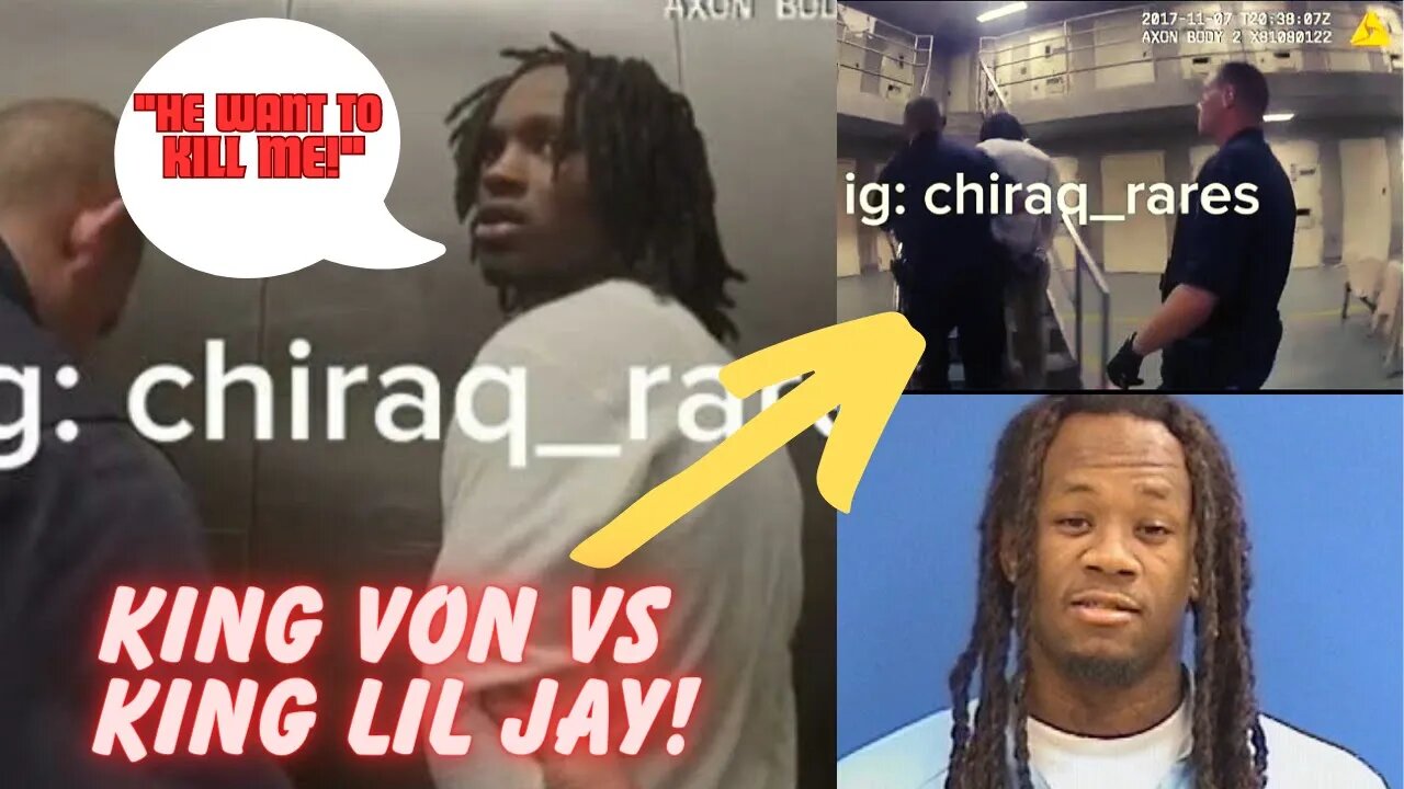 King Von scared of Lil Jay⁉️Gets put on a deck FULL OF GD’s‼️