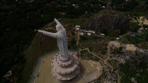 The statue of Jesus bless in Tana Toraja #MHTV #MuharOfficial #toraja