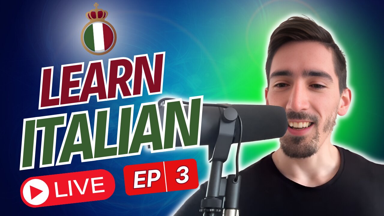 LEARN ITALIAN LIVE Ep.3 | -INO -ONE -ETTO