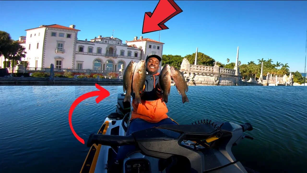 Catching Snapper from a Miami *CASTLE* (Catch and Cook)