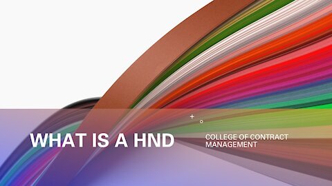 What is a HND |