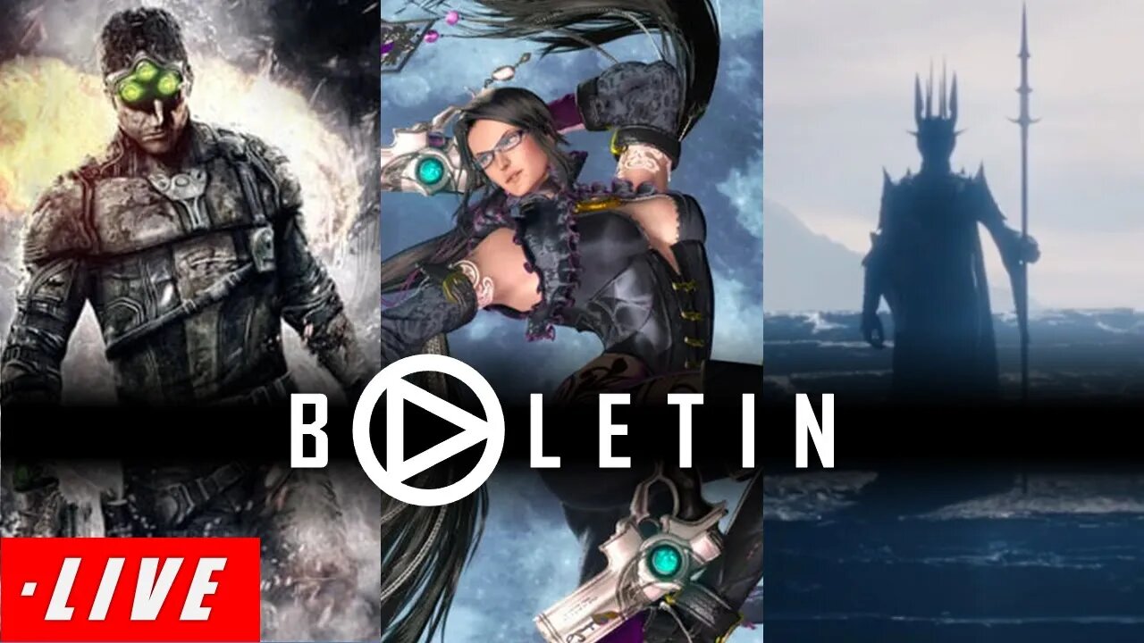Sauron "Surpreende", Diretor Abandona Splinter Cell e Bayonetta Cancelada! BOLETIN #HORAPLAY