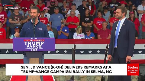 BREAKING NEWS: Donald Trump Jr. Joins JD Vance On Campaign Swing Through Selma, North Carolina