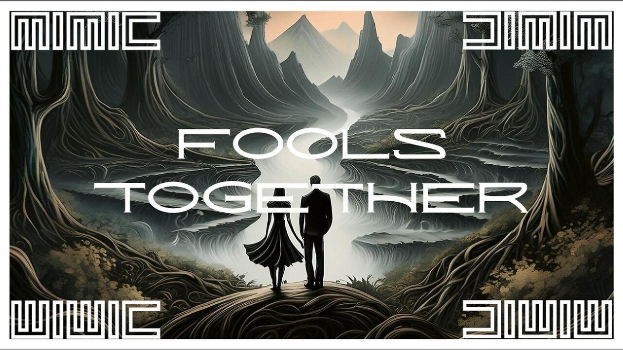 Fools Together - Mimic - AI Music and Art w/ Audio Visualizer and Lyrics