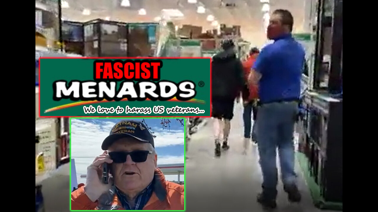 Menards Stalks, Harasses & Refuses To Sell American Flag To US Veteran W/Sound