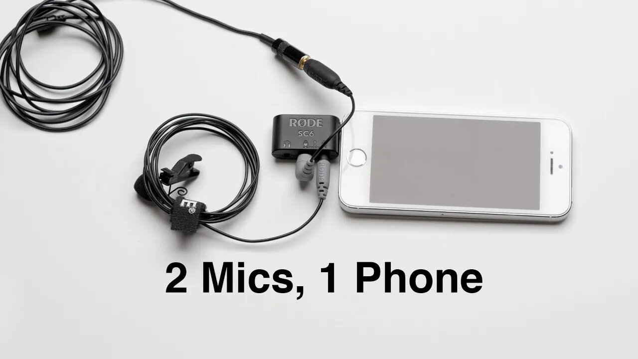 2 Mics 1 Phone: Recording 2 Lavs with Your SmartPhone RODE smartLav+