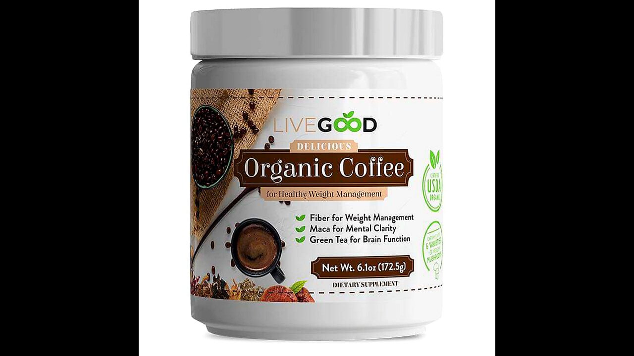 Start everyday with Livegood organic weight management Mushroom Coffee