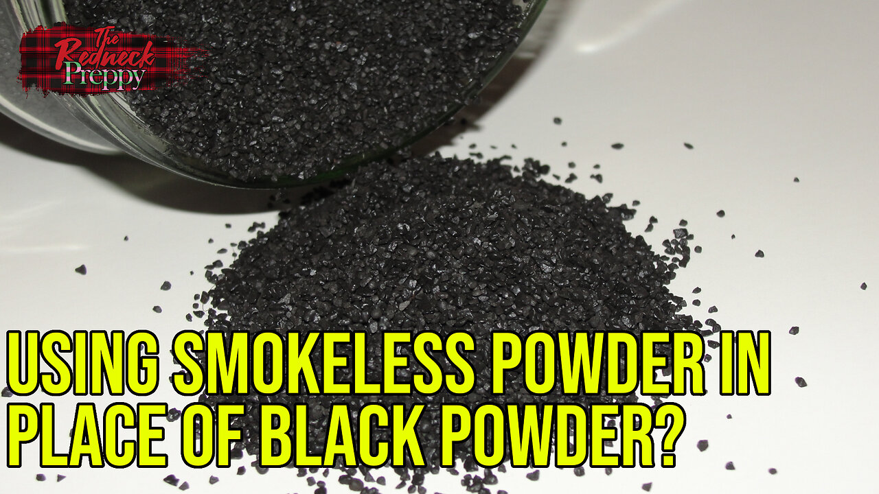 Using Smokeless Powder In Place of Black Powder?