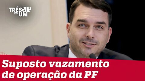 Flávio Bolsonaro é ouvido pelo MPF