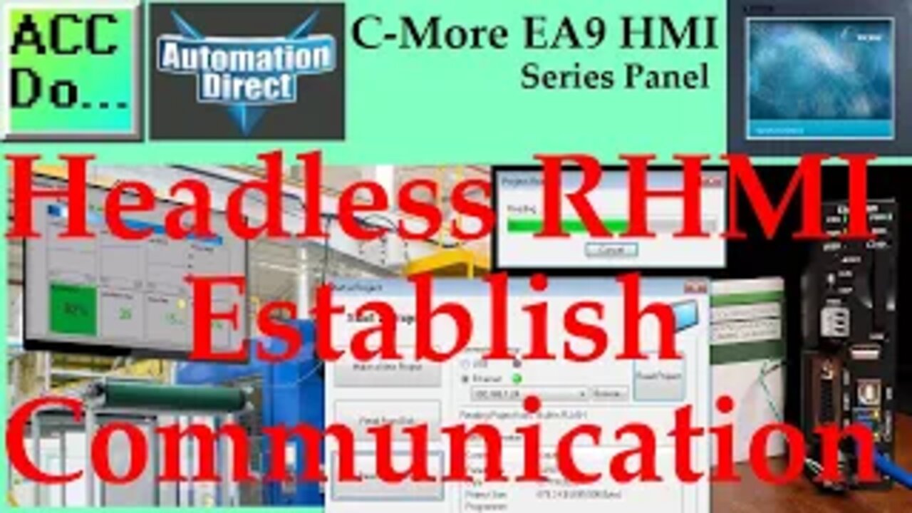 C-More EA9 HMI Series Headless RHMI Panel Establish Communication