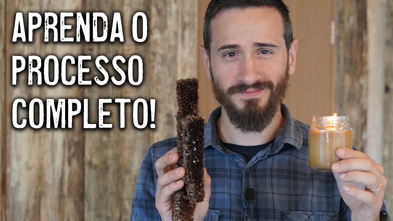 Como fazer VELAS a partir de CERA DE ABELHA?