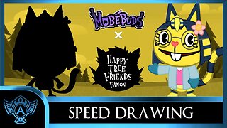 Speed Drawing: Happy Tree Friends Fanon - Beatriz | Mobebuds Style