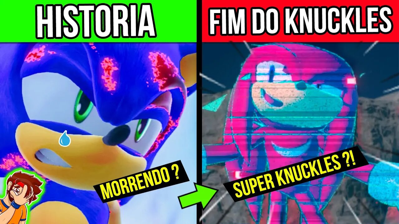 TRISTE SAGA do KNUCKLES e suas REFERENCIAS - Historia de Sonic Frontiers | Rk Play