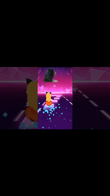 Selena Gomez play Tiles Hop: EDM Rush! #shorts #gaming #tileshop