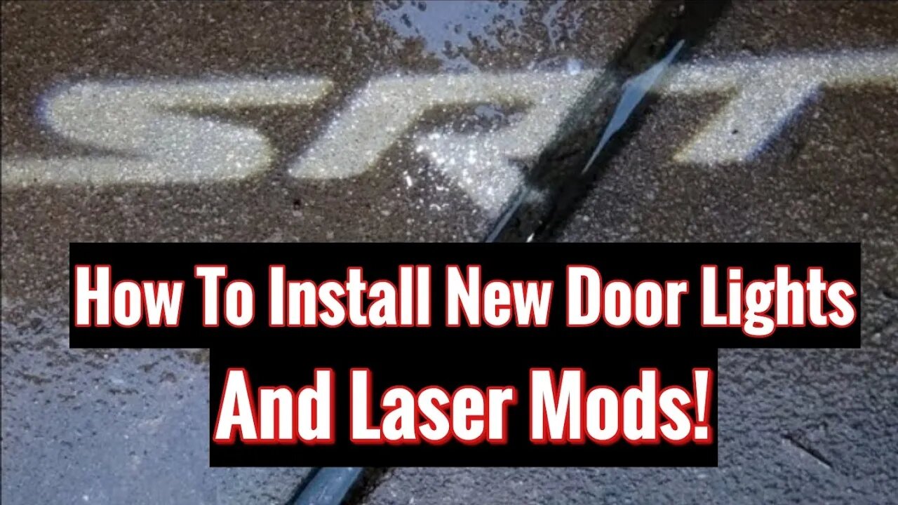 How To Install SRT Door Lights On A Dodge Challenger