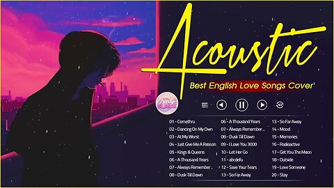 Soft English Acoustic Love Songs Cover Playlist 2023 ❤️ Soft Acoustic Cover Of Popular Love Songs 8