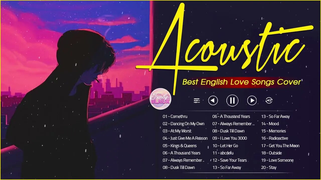 Soft English Acoustic Love Songs Cover Playlist 2023 ❤️ Soft Acoustic Cover Of Popular Love Songs 8