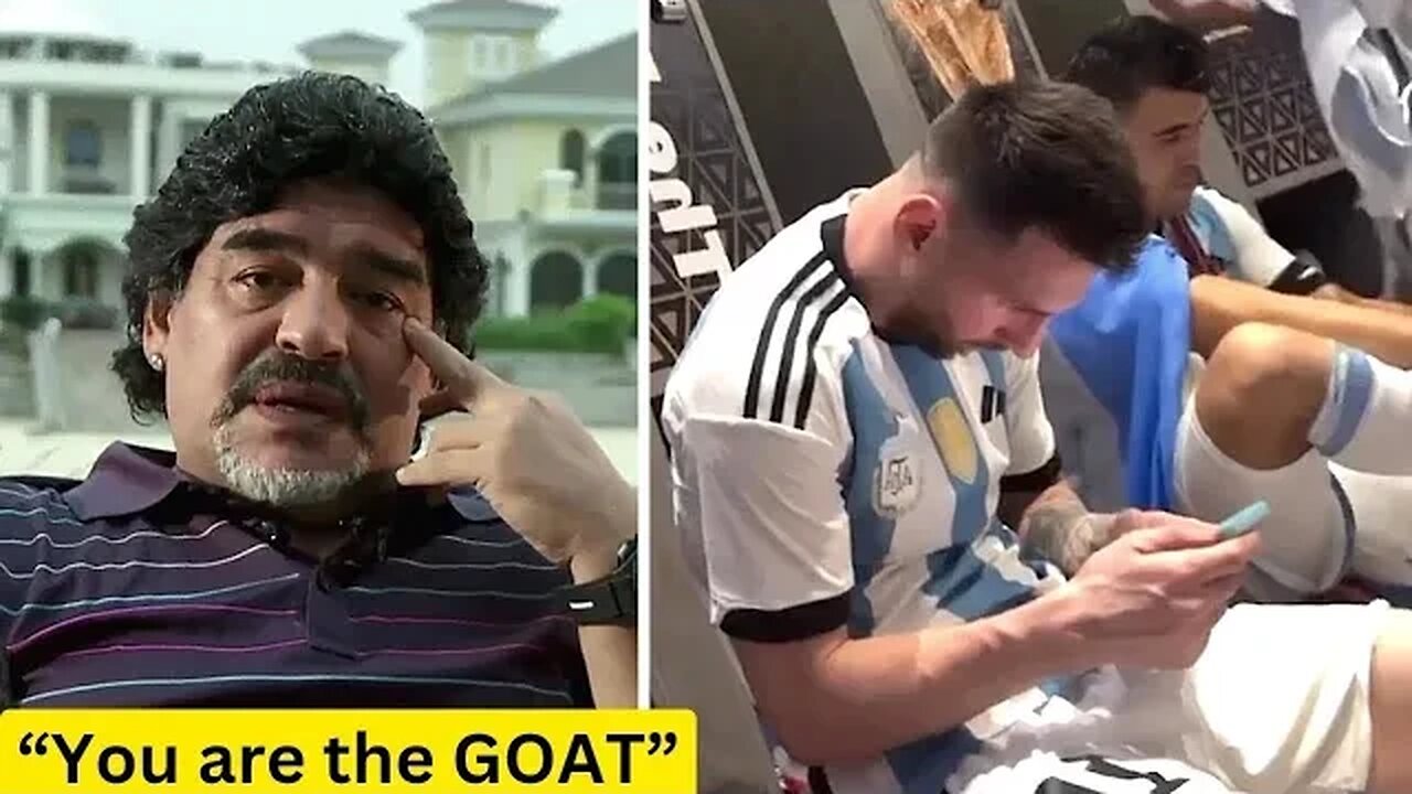 Wow! Maradona's message to Messi about winning the World Cup