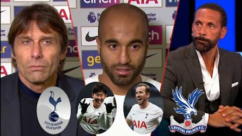 Tottenham vs Crystal Palace 3-0 Harry Kane And Son Goal Lucas Moura Antonio Conte Reaction