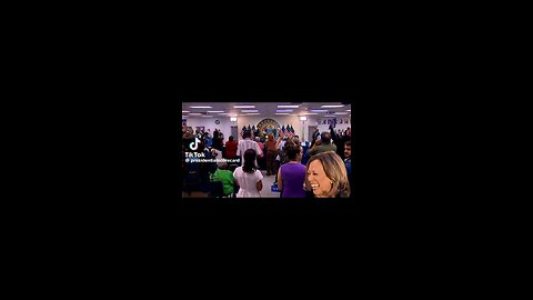kamala draws a crowd of 47 people