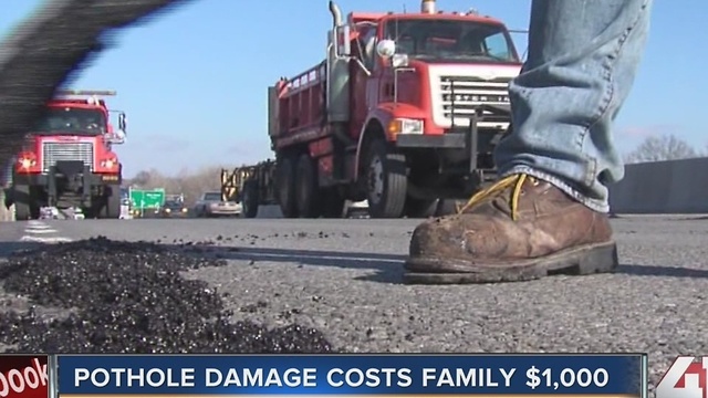 KDOT fills promise to fix pothole problem