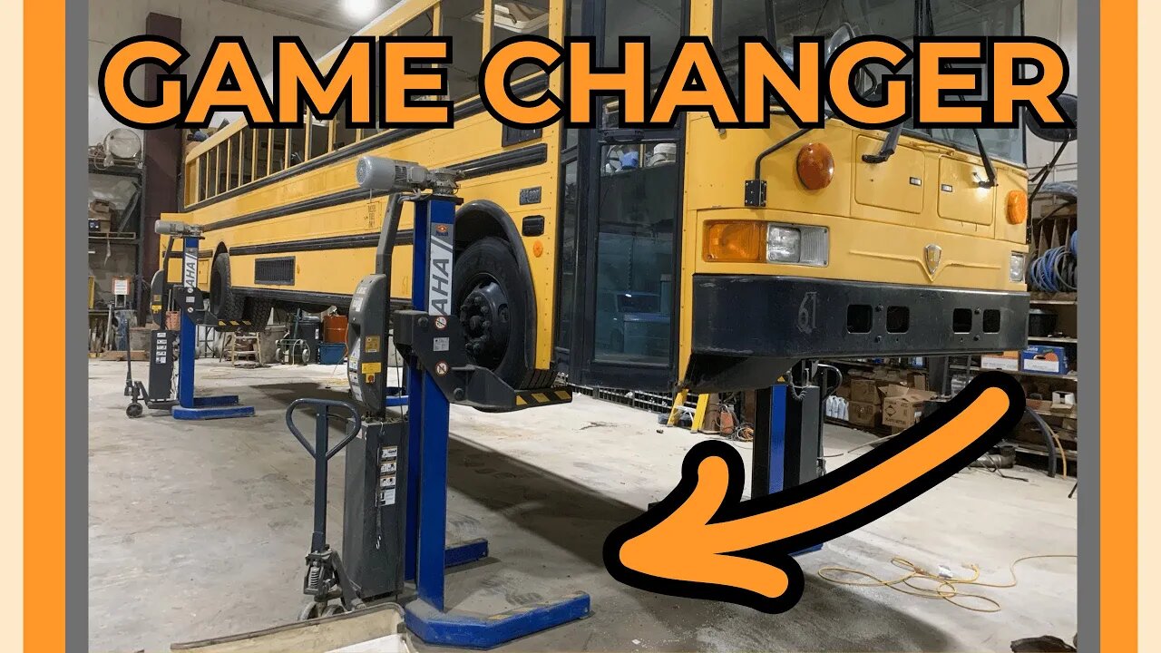 This tool changed everything! MAHA Mobile Column Lift