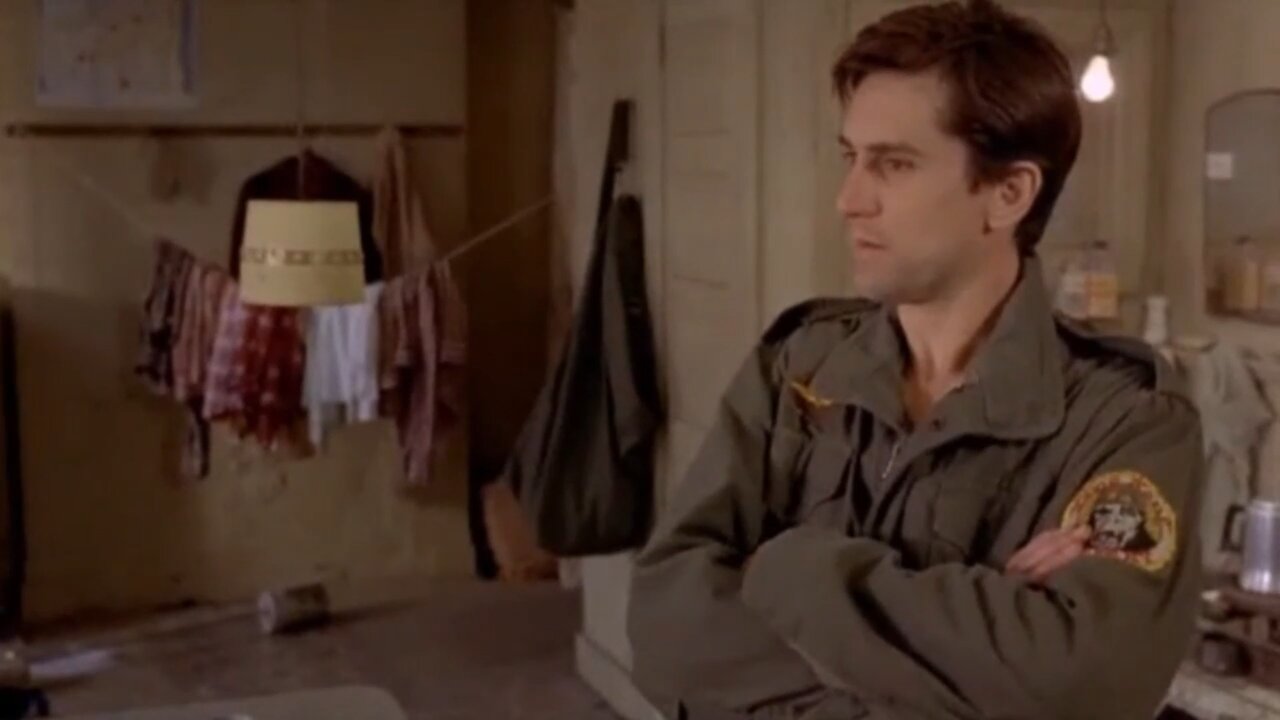 Classic 1976 Deniro scene from TAXI DRIVER