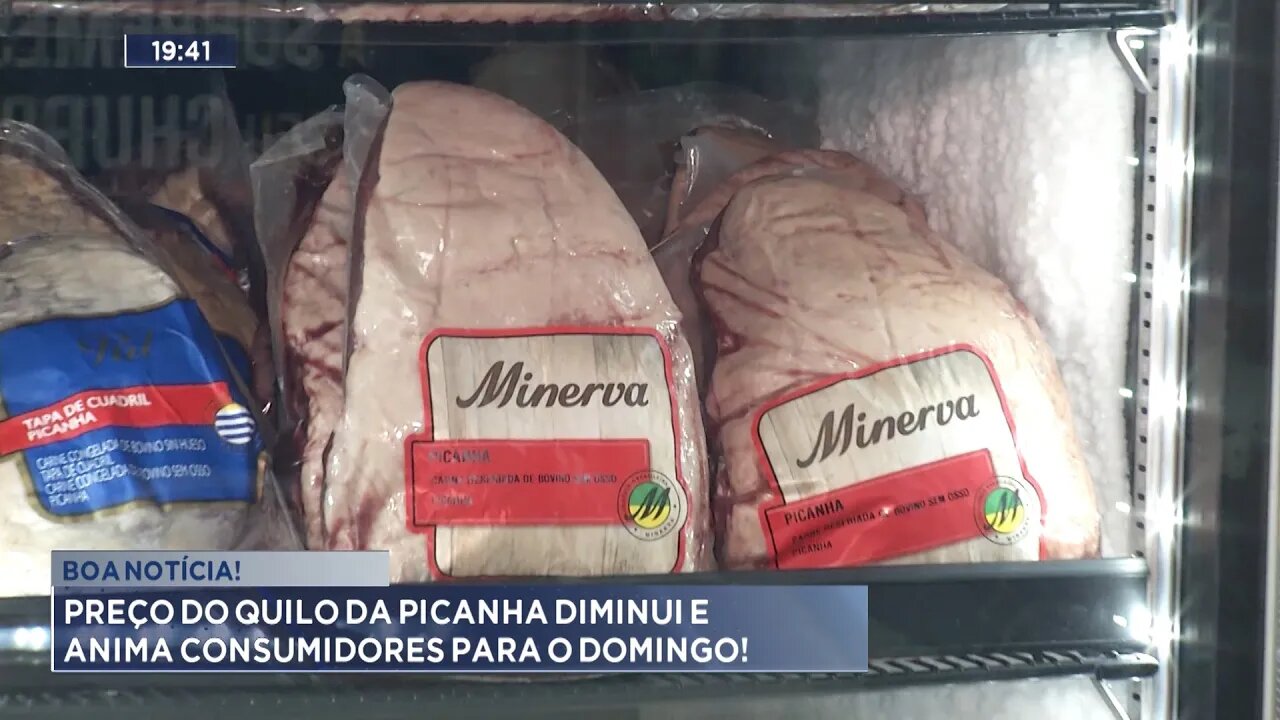 Boa Notícia: Preço do quilo da Picanha diminui e anima consumidores para o Domingo.