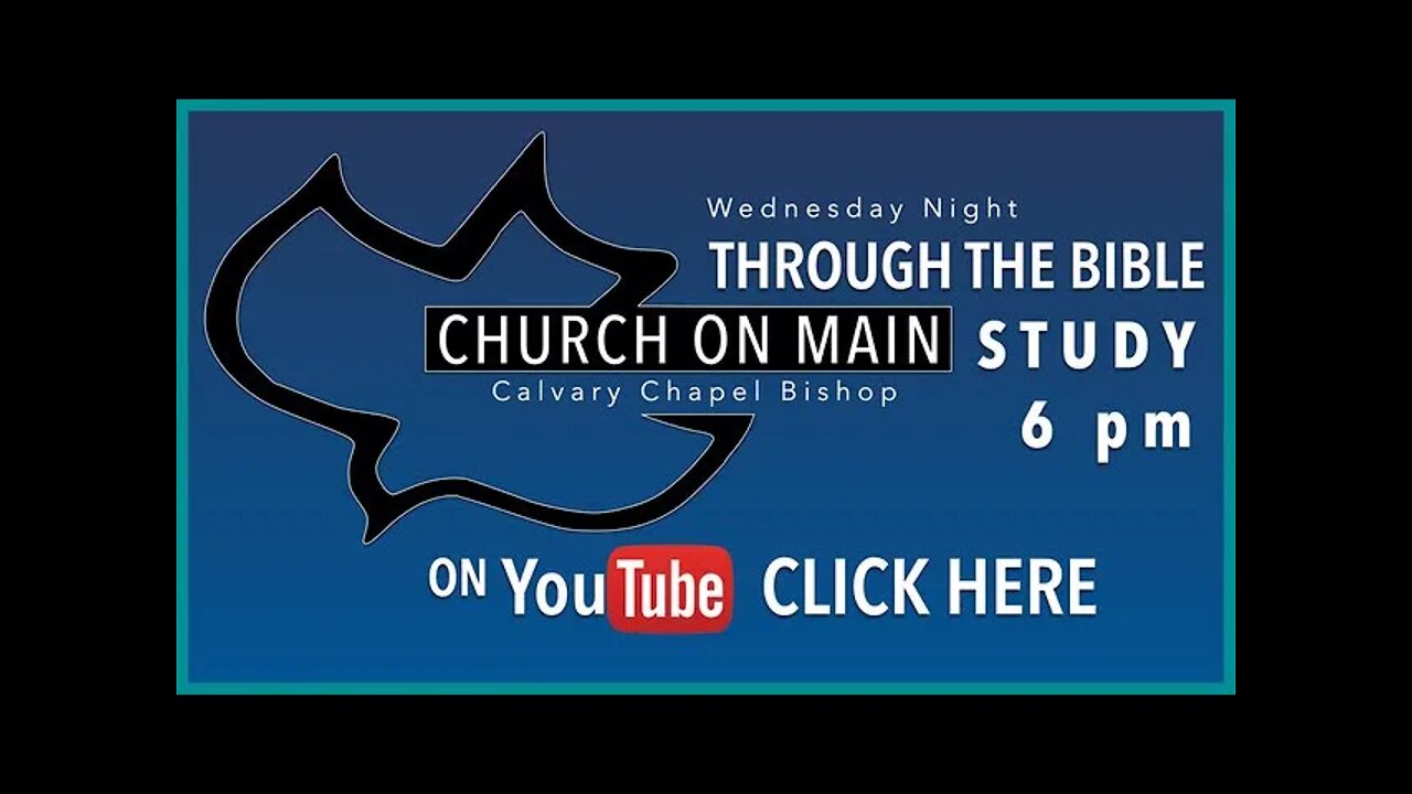 Church On Main Live Wednesday Night 09/08/21