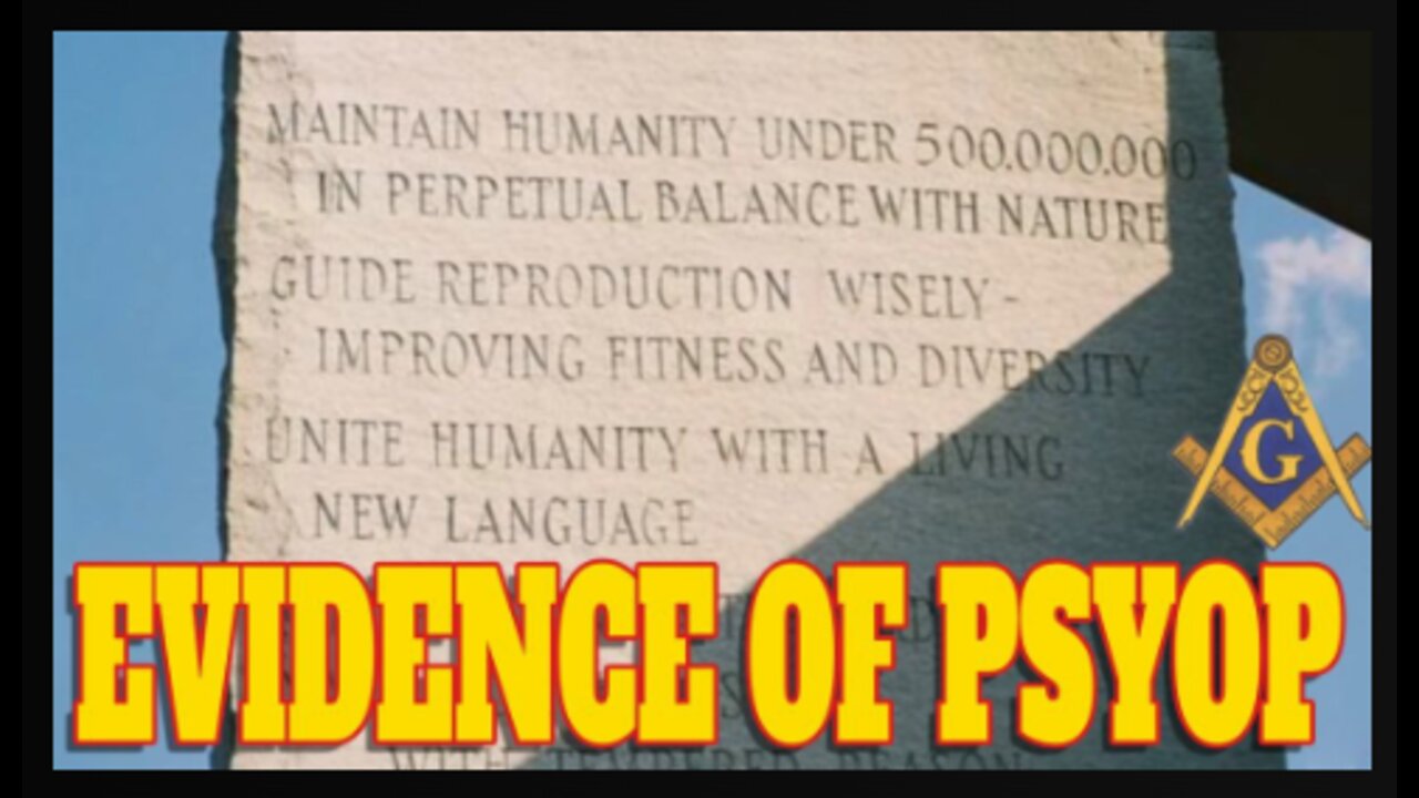 Evidence Georgia Guide Stones was an Inside Job (PSYOP)!
